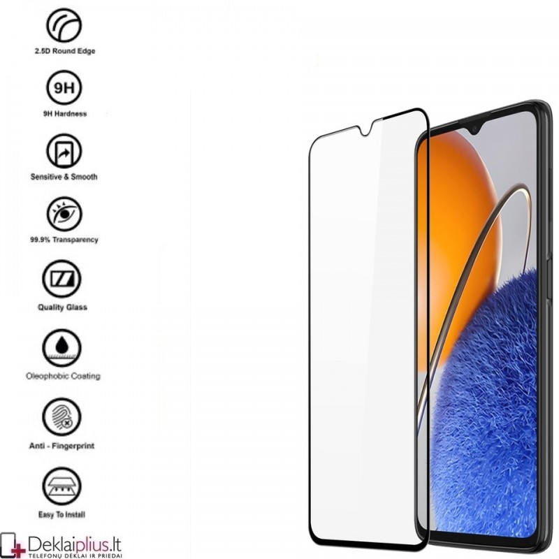 Telefono ekrano grūdintas stiklas - per visą ekraną (Huawei Nova Y61) Telefono ekrano grūdintas stiklas - per visą ekraną (Huawei Nova Y61)